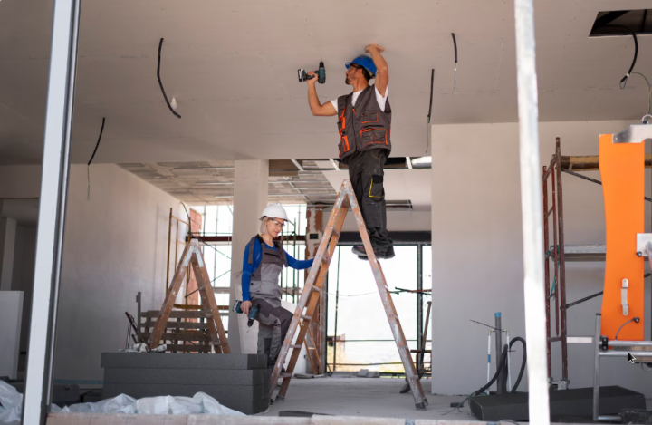 Travaux de rénovation intérieure à Saint-Étienne-du-Rouvray